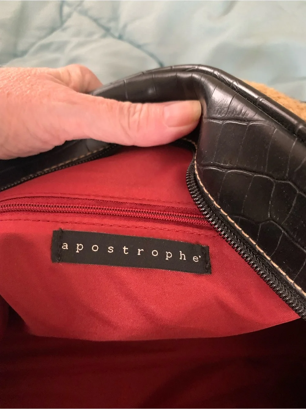 Apostrophe zebra print